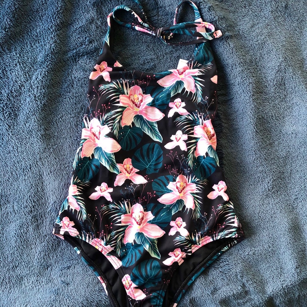 Pink Iris Raza One Piece Swimsuit